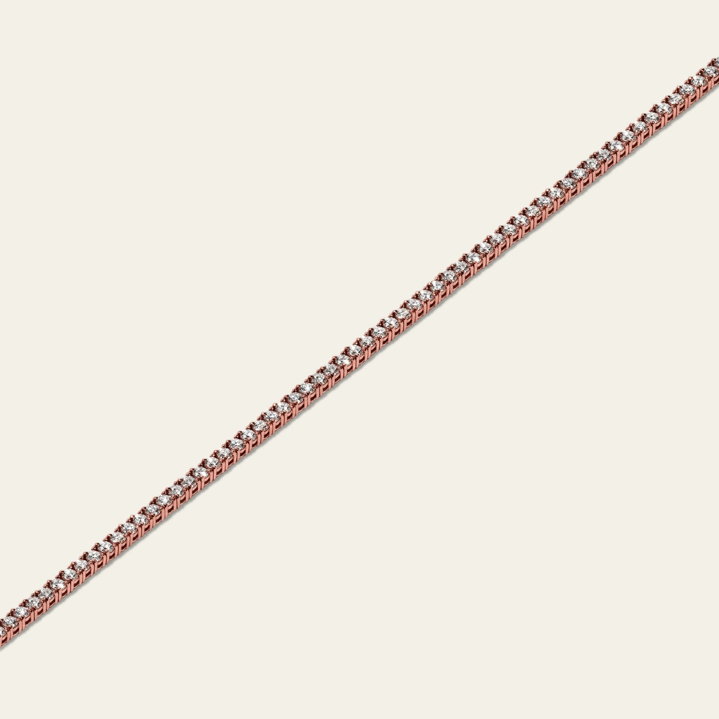 3pt Tennis Bracelet – Rose Gold
