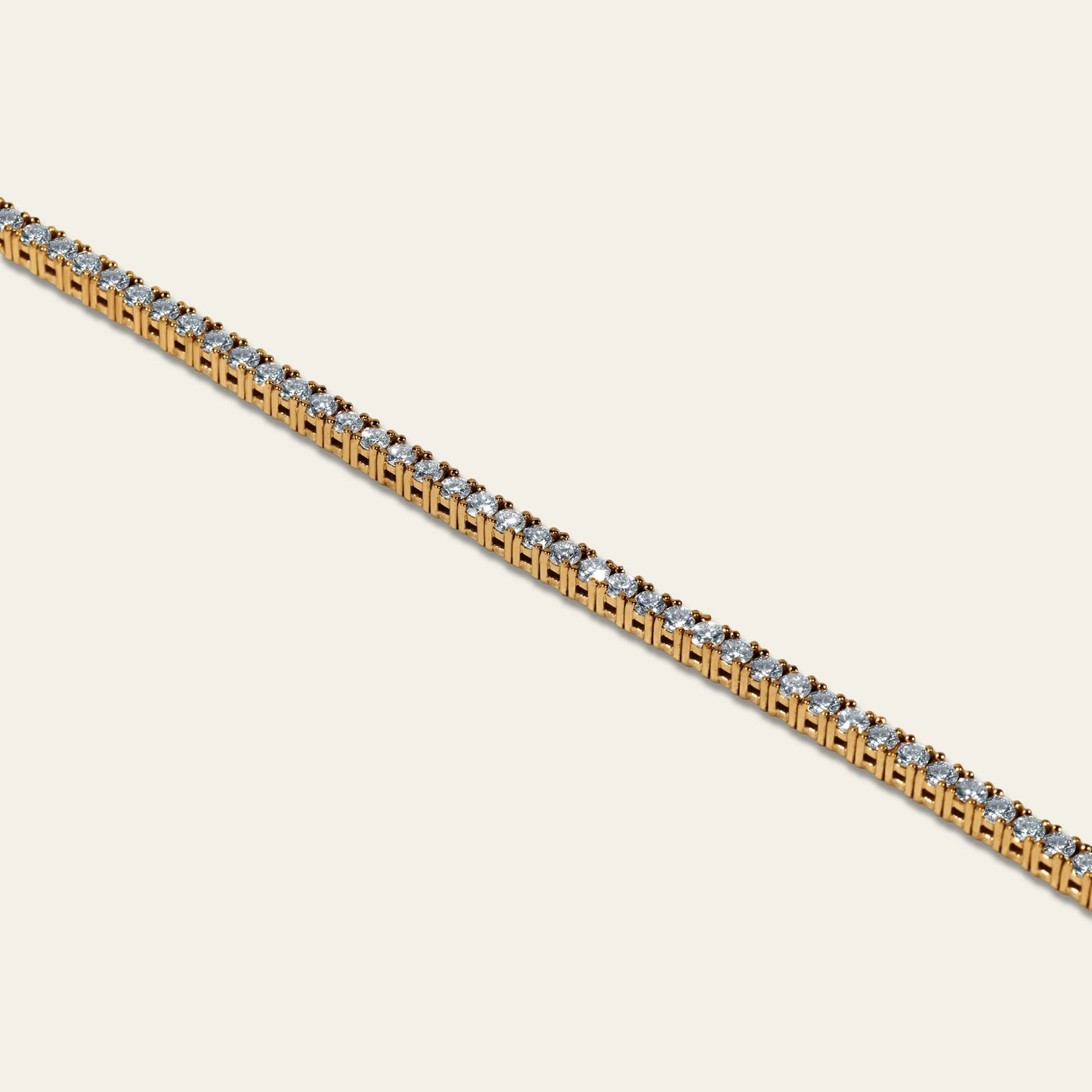 3pt Tennis Bracelet – Yellow Gold