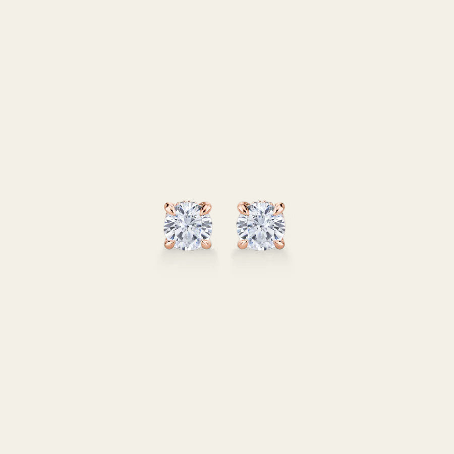 Stud Earrings – Rose Gold