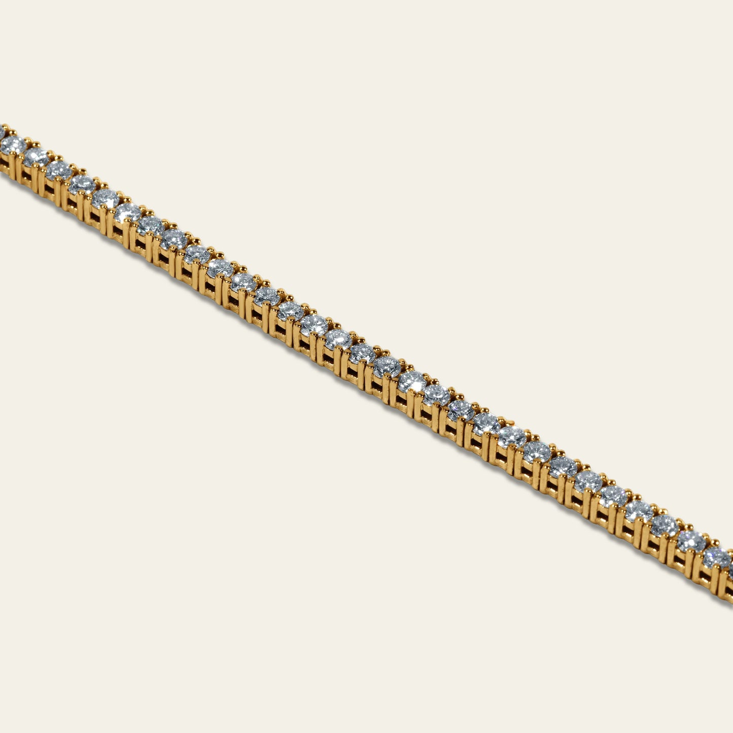 7pt Tennis Bracelet – Yellow Gold