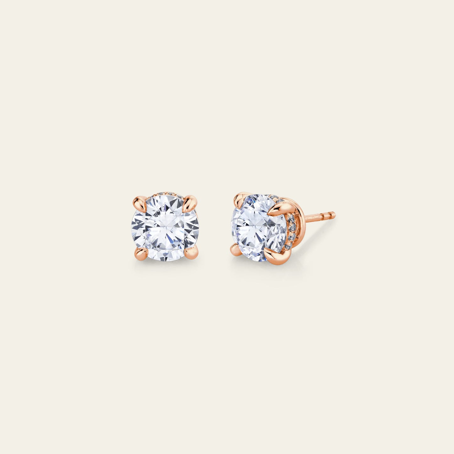 Stud Earrings – Rose Gold