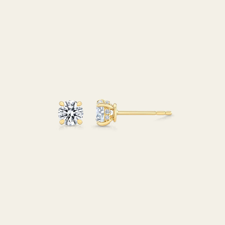Stud Earrings – Yellow Gold