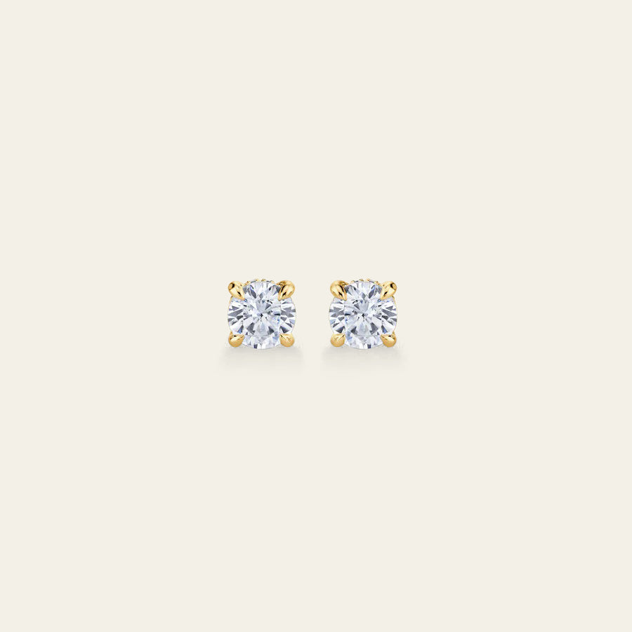 Stud Earrings – Yellow Gold