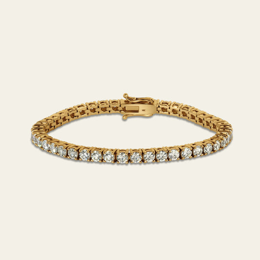 10pt Tennis Bracelet – Yellow Gold
